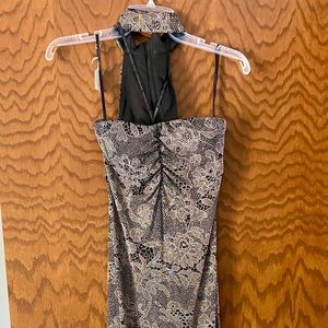 Vintage Jessica McClintock Lace Floor Length Gown